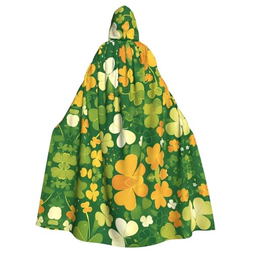 WHJSHOP Happy St. Patrick's Day Umhang mit Kapuze für Erwachsene, für Halloween, Rollenspiel-Kostüme und Themenpartys WHJSHOP Happy St. Patrick's Day Umhang mit Kapuze für Erwachsene, für Halloween, Rollenspiel-Kostüme und Themenpartys von WHJSHOP