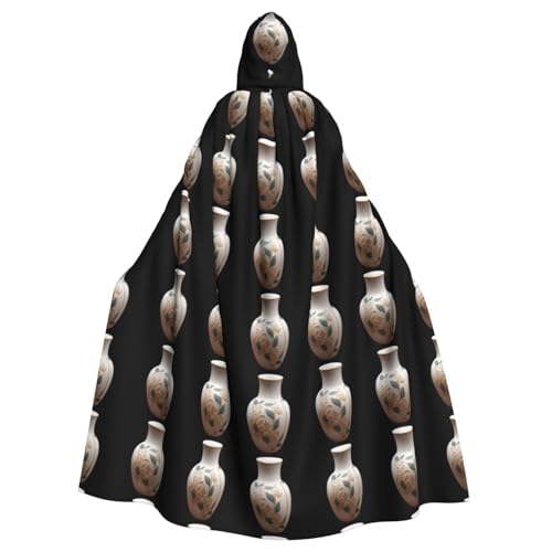 WHJSHOP Keramikvase, Bild, Erwachsenen-Umhang mit Kapuze, Umhang für Halloween, Rollenspiel-Kostüme und Themenpartys WHJSHOP Keramikvase, Bild, Erwachsenen-Umhang mit Kapuze, Umhang für Halloween, Rollenspiel-Kostüme und Themenpartys von WHJSHOP