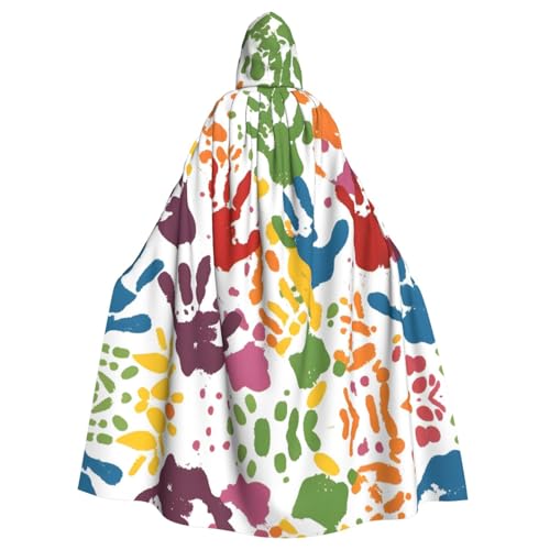 WHJSHOP Kinder-Handabdruck-Umhang mit Kapuze für Halloween, Rollenspiele und Kostümpartys WHJSHOP Kinder-Handabdruck-Umhang mit Kapuze für Halloween, Rollenspiele und Kostümpartys von WHJSHOP