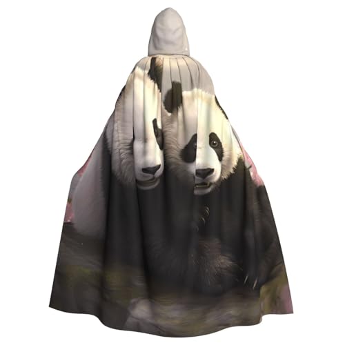 WHJSHOP Lovely Pandas Picture Adult Hooded Cape Cloak for Halloween, Role-playing Costumes, and Theme Parties WHJSHOP Lovely Pandas Picture Adult Hooded Cape Cloak for Halloween, Role-playing Costumes, and Theme Parties von WHJSHOP