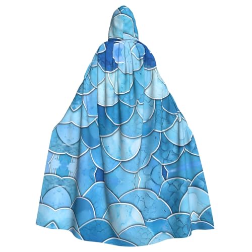 WHJSHOP Meerjungfrauen-Umhang mit Kapuze für Erwachsene, für Halloween, Rollenspiel-Kostüme und Themenpartys von WHJSHOP