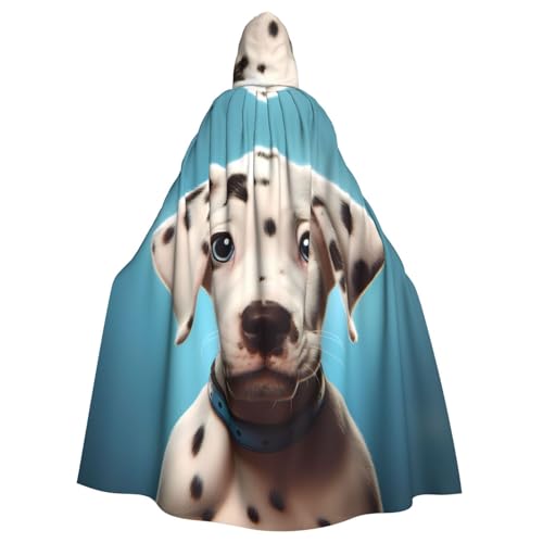 WHJSHOP Niedlicher Dalmatiner-Bild für Erwachsene, Kapuzenumhang für Halloween, Rollenspiel-Kostüme und Themenpartys WHJSHOP Niedlicher Dalmatiner-Bild für Erwachsene, Kapuzenumhang für Halloween, Rollenspiel-Kostüme und Themenpartys von WHJSHOP