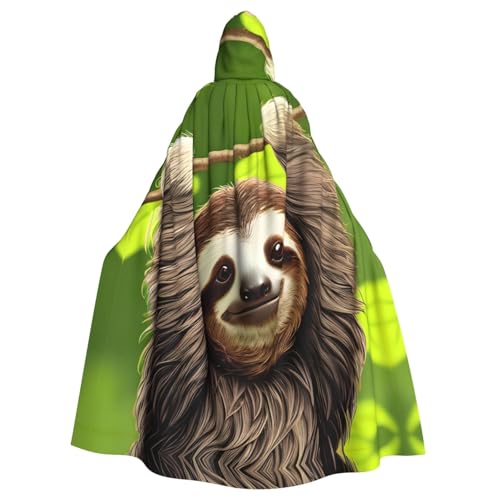 WHJSHOP Niedlicher Faultier-Umhang mit Kapuze für Erwachsene, für Halloween, Rollenspiel-Kostüme und Themenpartys WHJSHOP Niedlicher Faultier-Umhang mit Kapuze für Erwachsene, für Halloween, Rollenspiel-Kostüme und Themenpartys von WHJSHOP