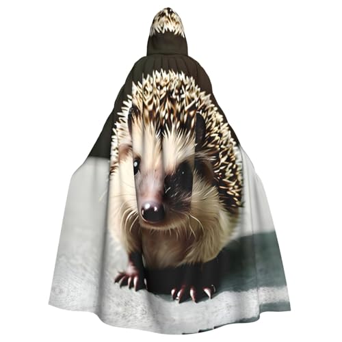 WHJSHOP Niedlicher Igel-Umhang mit Kapuze für Erwachsene, für Halloween, Rollenspiel-Kostüme und Themenpartys WHJSHOP Niedlicher Igel-Umhang mit Kapuze für Erwachsene, für Halloween, Rollenspiel-Kostüme und Themenpartys von WHJSHOP