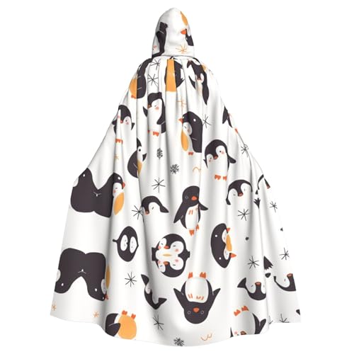 WHJSHOP Niedlicher Pinguin-Bild für Erwachsene, Kapuzenumhang für Halloween, Rollenspiel-Kostüme und Themenpartys WHJSHOP Niedlicher Pinguin-Bild für Erwachsene, Kapuzenumhang für Halloween, Rollenspiel-Kostüme und Themenpartys von WHJSHOP