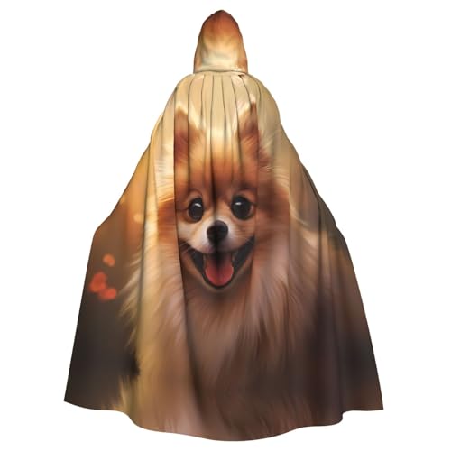 WHJSHOP Niedlicher Zwergspitz-Umhang mit Kapuze für Erwachsene, für Halloween, Rollenspiel-Kostüme und Themenpartys WHJSHOP Niedlicher Zwergspitz-Umhang mit Kapuze für Erwachsene, für Halloween, Rollenspiel-Kostüme und Themenpartys von WHJSHOP