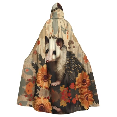 WHJSHOP Opossum Umhang mit Kapuze, für Erwachsene, für Halloween, Rollenspiel-Kostüme und Themenpartys WHJSHOP Opossum Umhang mit Kapuze, für Erwachsene, für Halloween, Rollenspiel-Kostüme und Themenpartys von WHJSHOP