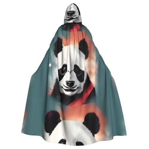 WHJSHOP Panda Tierbild Halloween Erwachsene Kapuzenumhang Herren und Damen Kleidung Mantle Rollenspiel WHJSHOP Panda Tierbild Halloween Erwachsene Kapuzenumhang Herren und Damen Kleidung Mantle Rollenspiel von WHJSHOP