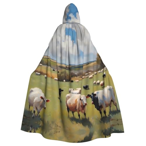 WHJSHOP Riesiges Bauernhofbild Halloween Erwachsene Kapuzenumhang Herren- und Damenbekleidung Mantel Rollenspiel WHJSHOP Riesiges Bauernhofbild Halloween Erwachsene Kapuzenumhang Herren- und Damenbekleidung Mantel Rollenspiel von WHJSHOP