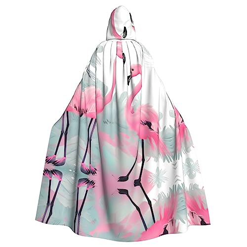 WHJSHOP Rosafarbener Flamingo-Umhang mit Kapuze für Erwachsene, für Halloween, Rollenspiel-Kostüme und Themenpartys WHJSHOP Rosafarbener Flamingo-Umhang mit Kapuze für Erwachsene, für Halloween, Rollenspiel-Kostüme und Themenpartys von WHJSHOP
