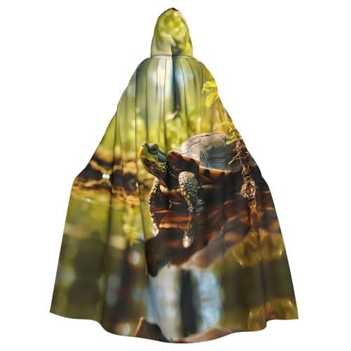 WHJSHOP Schildkröten-Druck Erwachsenen-Umhang mit Kapuze für Halloween, Rollenspiele und Kostümpartys WHJSHOP Schildkröten-Druck Erwachsenen-Umhang mit Kapuze für Halloween, Rollenspiele und Kostümpartys von WHJSHOP