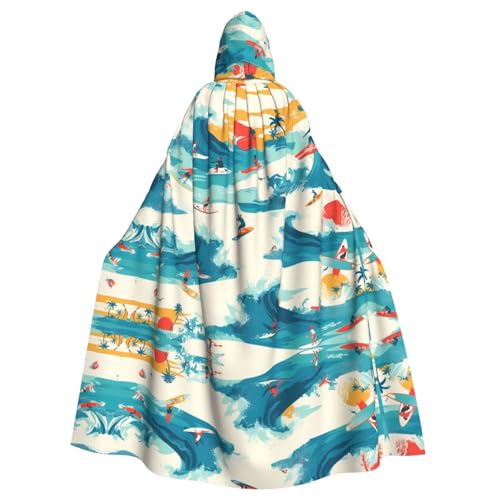 WHJSHOP Sonnenuntergang Meer Surfen Meereslandschaft Bild Erwachsene Kapuzenumhang Umhang für Halloween, Rollenspiele Kostüme und Themenpartys WHJSHOP Sonnenuntergang Meer Surfen Meereslandschaft Bild Erwachsene Kapuzenumhang Umhang für Halloween, Rollenspiele Kostüme und Themenpartys von WHJSHOP