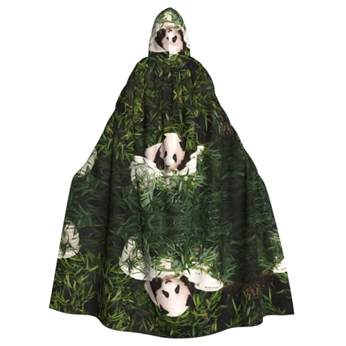 WHJSHOP Süßer kleiner Panda-Bild, Halloween-Umhang mit Kapuze, für Rollenspiele, Bühnenkostüme, Partys, pflegeleicht WHJSHOP Süßer kleiner Panda-Bild, Halloween-Umhang mit Kapuze, für Rollenspiele, Bühnenkostüme, Partys, pflegeleicht von WHJSHOP