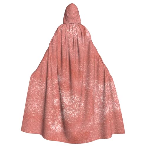 WHJSHOP Umhang mit Kapuze für Erwachsene, Kunstglitzer, für Halloween, Rollenspiele und Themenpartys von WHJSHOP
