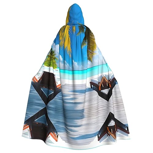 WHJSHOP Umhang mit Kapuze für Erwachsene, Malediven-Urlaub, für Halloween, Rollenspiel-Kostüme und Themenpartys WHJSHOP Umhang mit Kapuze für Erwachsene, Malediven-Urlaub, für Halloween, Rollenspiel-Kostüme und Themenpartys von WHJSHOP