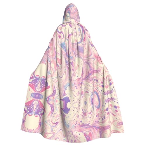 WHJSHOP Umhang mit Kapuze für Erwachsene, Marmor-Violett, buntes Bild, für Halloween, Rollenspiel-Kostüme und Themenpartys WHJSHOP Umhang mit Kapuze für Erwachsene, Marmor-Violett, buntes Bild, für Halloween, Rollenspiel-Kostüme und Themenpartys von WHJSHOP