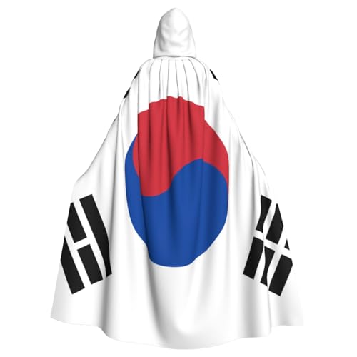 WHJSHOP Umhang mit Kapuze für Erwachsene, Motiv: Flagge der Republik Korea, für Halloween, Rollenspiele und Themenpartys WHJSHOP Umhang mit Kapuze für Erwachsene, Motiv: Flagge der Republik Korea, für Halloween, Rollenspiele und Themenpartys von WHJSHOP