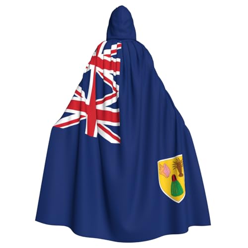 WHJSHOP Umhang mit Kapuze für Erwachsene, Motiv: Flagge der Türken- und Caicosinseln, für Halloween, Rollenspiele und Kostümpartys WHJSHOP Umhang mit Kapuze für Erwachsene, Motiv: Flagge der Türken- und Caicosinseln, für Halloween, Rollenspiele und Kostümpartys von WHJSHOP