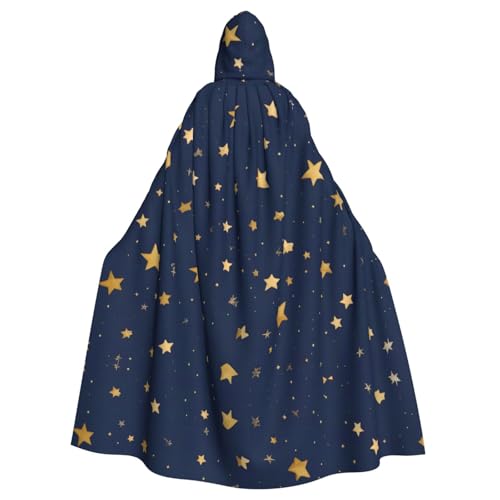 WHJSHOP Umhang mit Kapuze für Erwachsene, Motiv: Himmel und Sterne, für Halloween, Rollenspiele und Mottopartys, Marineblau WHJSHOP Umhang mit Kapuze für Erwachsene, Motiv: Himmel und Sterne, für Halloween, Rollenspiele und Mottopartys, Marineblau von WHJSHOP