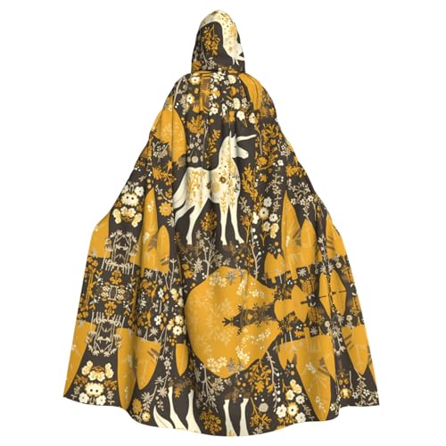 WHJSHOP Umhang mit Kapuze für Erwachsene, Motiv: malerisches Pferd, für Halloween, Rollenspiele und Themenpartys WHJSHOP Umhang mit Kapuze für Erwachsene, Motiv: malerisches Pferd, für Halloween, Rollenspiele und Themenpartys von WHJSHOP
