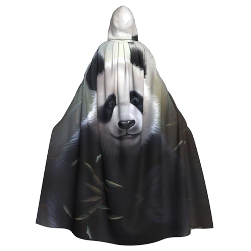 WHJSHOP Umhang mit Kapuze für Erwachsene, Panda, Tierbild, für Halloween, Rollenspiele und Themenpartys WHJSHOP Umhang mit Kapuze für Erwachsene, Panda, Tierbild, für Halloween, Rollenspiele und Themenpartys von WHJSHOP