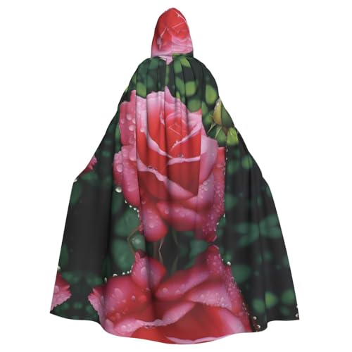 WHJSHOP Umhang mit Kapuze für Erwachsene, Taurosenmuster, für Halloween, Rollenspiele und Kostümpartys WHJSHOP Umhang mit Kapuze für Erwachsene, Taurosenmuster, für Halloween, Rollenspiele und Kostümpartys von WHJSHOP