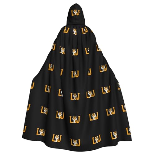 WHJSHOP Umhang mit Kapuze für Erwachsene, Tiger mit wilden Augen, für Halloween, Rollenspiele und Kostümpartys von WHJSHOP