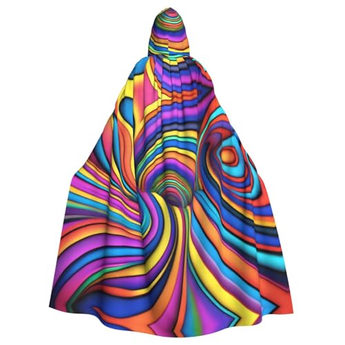 WHJSHOP Umhang mit Kapuze für Erwachsene, bunt, für Halloween, Rollenspiele und Kostümpartys WHJSHOP Umhang mit Kapuze für Erwachsene, bunt, für Halloween, Rollenspiele und Kostümpartys von WHJSHOP