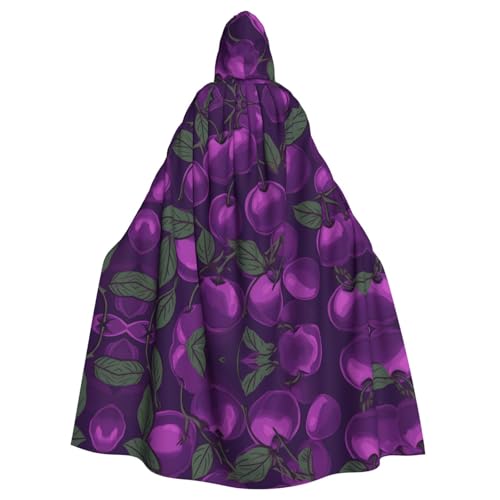 WHJSHOP Umhang mit Kapuze für Erwachsene, für Halloween, Rollenspiel-Kostüme und Mottopartys, Pflaumenviolett WHJSHOP Umhang mit Kapuze für Erwachsene, für Halloween, Rollenspiel-Kostüme und Mottopartys, Pflaumenviolett von WHJSHOP