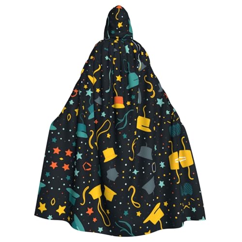 WHJSHOP Umhang mit Kapuze für Erwachsene, für Halloween, Rollenspiele und Themenpartys von WHJSHOP