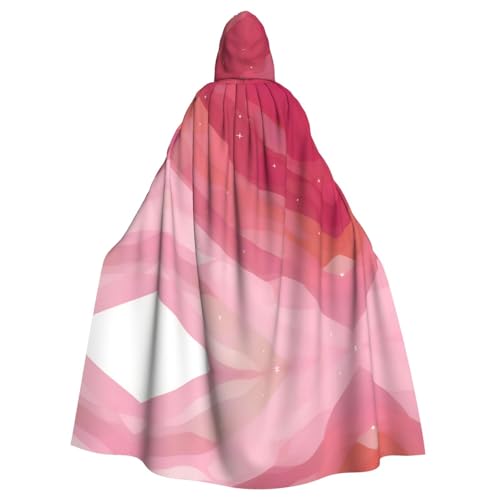 WHJSHOP Umhang mit Kapuze für Erwachsene, rosa Farbverlauf, für Halloween, Rollenspiele und Themenpartys WHJSHOP Umhang mit Kapuze für Erwachsene, rosa Farbverlauf, für Halloween, Rollenspiele und Themenpartys von WHJSHOP