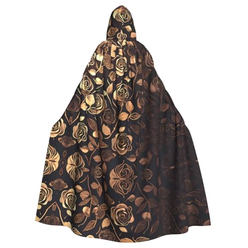 WHJSHOP Umhang mit Metallrose für Erwachsene, mit Kapuze, für Halloween, Rollenspiel-Kostüme und Themenpartys WHJSHOP Umhang mit Metallrose für Erwachsene, mit Kapuze, für Halloween, Rollenspiel-Kostüme und Themenpartys von WHJSHOP