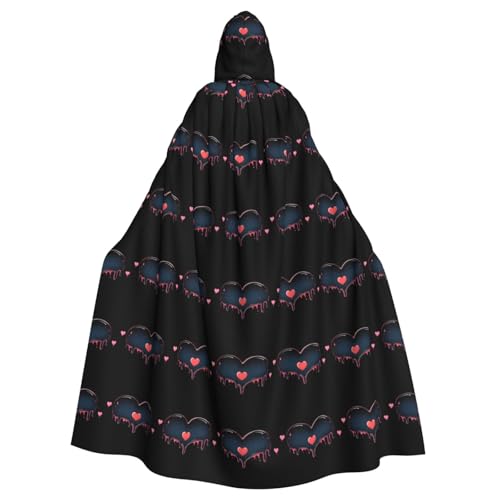 WHJSHOP Umhang mit brennenden Geldscheinen, für Erwachsene, mit Kapuze, für Halloween, Rollenspiele und Themenpartys WHJSHOP Umhang mit brennenden Geldscheinen, für Erwachsene, mit Kapuze, für Halloween, Rollenspiele und Themenpartys von WHJSHOP