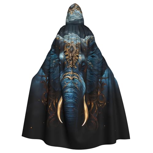 WHJSHOP Unheimlicher Elefanten-Umhang mit Kapuze für Erwachsene, für Halloween, Rollenspiel-Kostüme und Themenpartys WHJSHOP Unheimlicher Elefanten-Umhang mit Kapuze für Erwachsene, für Halloween, Rollenspiel-Kostüme und Themenpartys von WHJSHOP