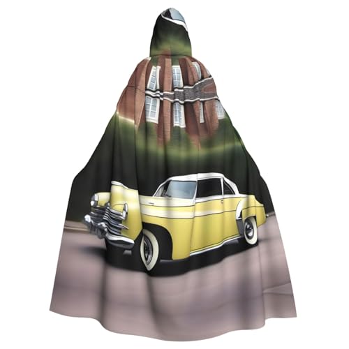WHJSHOP Vintage Auto Bild Halloween Erwachsene Kapuzenumhang Herren und Damen Kleidung Mantel Rollenspiel WHJSHOP Vintage Auto Bild Halloween Erwachsene Kapuzenumhang Herren und Damen Kleidung Mantel Rollenspiel von WHJSHOP