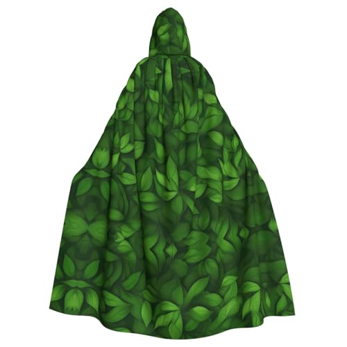 WHJSHOP Wandbild, Motiv: grüne Blätter, Kapuzenumhang für Halloween, Rollenspiel-Kostüme und Themenpartys WHJSHOP Wandbild, Motiv: grüne Blätter, Kapuzenumhang für Halloween, Rollenspiel-Kostüme und Themenpartys von WHJSHOP