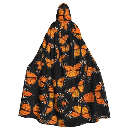 WHJSHOP Wunderschöner Monarch-Schmetterling-Umhang mit Kapuze für Erwachsene, Umhang für Halloween, Rollenspiel-Kostüme und Themenpartys WHJSHOP Wunderschöner Monarch-Schmetterling-Umhang mit Kapuze für Erwachsene, Umhang für Halloween, Rollenspiel-Kostüme und Themenpartys von WHJSHOP