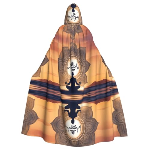 WHJSHOP Yoga-Meditationsbild, Halloween, Erwachsenen-Kapuzenumhang, Herren- und Damenbekleidung, Mantel, Rollenspiel WHJSHOP Yoga-Meditationsbild, Halloween, Erwachsenen-Kapuzenumhang, Herren- und Damenbekleidung, Mantel, Rollenspiel von WHJSHOP