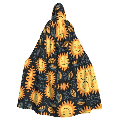 WHJSHOP goodlooking Hello Sunshine Prints Kapuzenumhang für Erwachsene, für Halloween, Rollenspiele und Kostümpartys von WHJSHOP