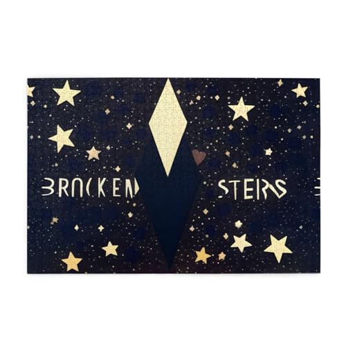 Whjshop Broken Stars Puzzles, 1000 Teile, Druckqualität, Holzpuzzle für Erwachsene und Kinder, lustige Puzzles, Stressabbau-Puzzles von WHJSHOP