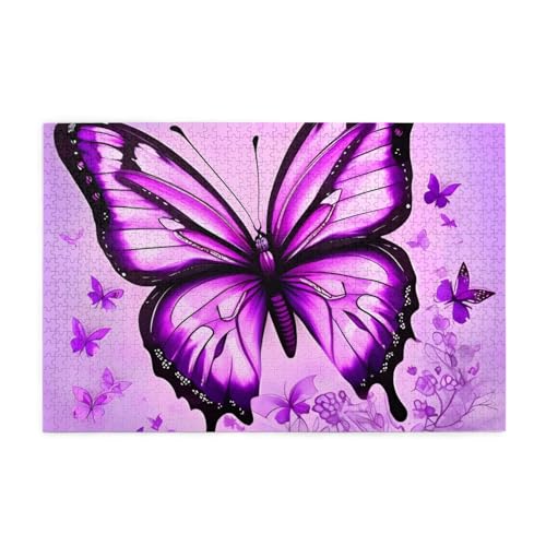 Whjshop Puzzle 1000 Teile Lila Schmetterling Drucke Pädagogische Intellektuelle Holzpuzzles Lustige Puzzles Stressabbau Puzzles Whjshop Puzzle 1000 Teile Lila Schmetterling Drucke Pädagogische Intellektuelle Holzpuzzles Lustige Puzzles Stressabbau Puzzles von WHJSHOP