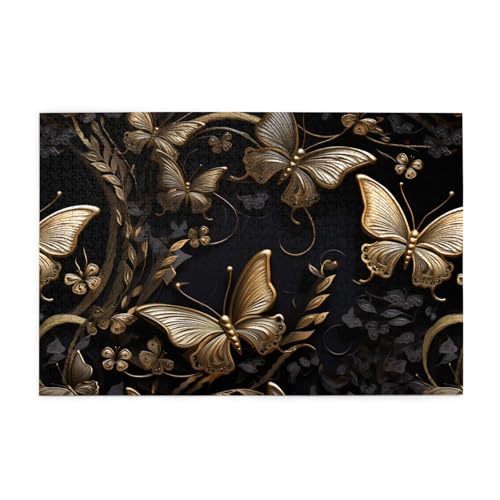 Whjshop Puzzles, 1000 Teile, Metallischer Schmetterling, Druckqualität, Holzpuzzle für Erwachsene und Kinder, lustige Puzzles, Stressabbau-Puzzles Whjshop Puzzles, 1000 Teile, Metallischer Schmetterling, Druckqualität, Holzpuzzle für Erwachsene und Kinder, lustige Puzzles, Stressabbau-Puzzles von WHJSHOP