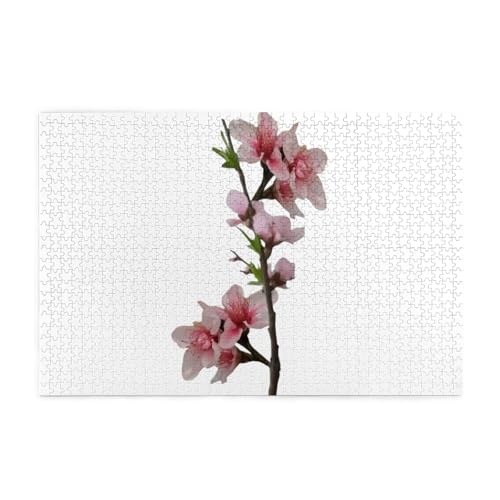 Whjshop Puzzles, 1000 Teile, Motiv: blühende Pfirsichblüten, Druckqualität, Holzpuzzle für Erwachsene und Kinder, lustige Puzzles, Stressabbau-Puzzles Whjshop Puzzles, 1000 Teile, Motiv: blühende Pfirsichblüten, Druckqualität, Holzpuzzle für Erwachsene und Kinder, lustige Puzzles, Stressabbau-Puzzles von WHJSHOP