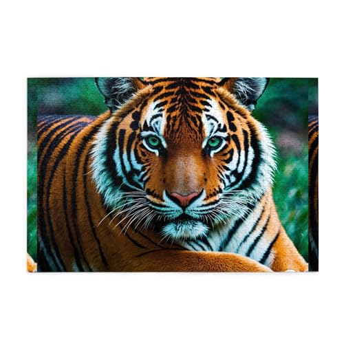 Whjshop Puzzles, 1000 Teile, Tigerblick, Druckqualität, Holzpuzzle für Erwachsene und Kinder, lustige Puzzles, Stressabbau-Puzzles Whjshop Puzzles, 1000 Teile, Tigerblick, Druckqualität, Holzpuzzle für Erwachsene und Kinder, lustige Puzzles, Stressabbau-Puzzles von WHJSHOP