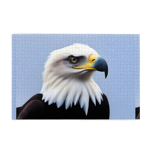 Whjshop Puzzles, 1000 Teile, Weißkopf-Seedler, Druckqualität, Holzpuzzle für Erwachsene und Kinder, lustige Puzzles, Stressabbau-Puzzles von WHJSHOP