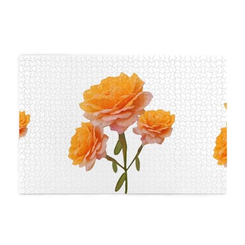 Whjshop Puzzles, 1000 Teile, gelber Mondblumen-Druck, hochwertiges Holzpuzzle für Erwachsene und Kinder, lustige Puzzles, Stressabbau-Puzzles Whjshop Puzzles, 1000 Teile, gelber Mondblumen-Druck, hochwertiges Holzpuzzle für Erwachsene und Kinder, lustige Puzzles, Stressabbau-Puzzles von WHJSHOP
