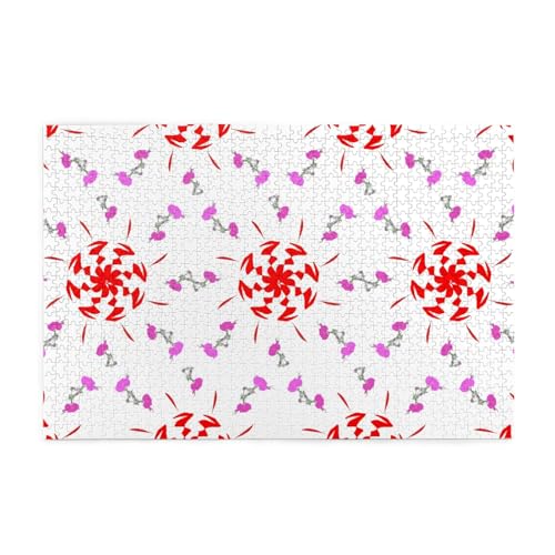 Whjshop Puzzles, 1000 Teile, rotierende und fliegende Blumen, Druckqualität, Holzpuzzle für Erwachsene und Kinder, lustige Puzzles, Stressabbau-Puzzles Whjshop Puzzles, 1000 Teile, rotierende und fliegende Blumen, Druckqualität, Holzpuzzle für Erwachsene und Kinder, lustige Puzzles, Stressabbau-Puzzles von WHJSHOP