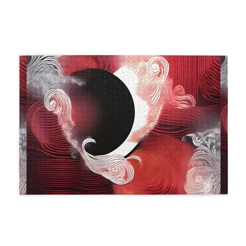 Whjshop Tai Chi Puzzles, 1000 Teile, abstraktes Muster, Druckqualität, Holzpuzzle für Erwachsene und Kinder, lustige Puzzles, Stressabbau-Puzzles Whjshop Tai Chi Puzzles, 1000 Teile, abstraktes Muster, Druckqualität, Holzpuzzle für Erwachsene und Kinder, lustige Puzzles, Stressabbau-Puzzles von WHJSHOP