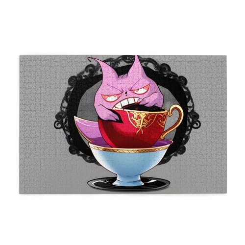 Whjshop Wicked Fantasy Teetassen-Druckqualität, Holzpuzzle für Erwachsene und Kinder, lustige Puzzles, Stressabbau-Puzzles, 1000 Teile Whjshop Wicked Fantasy Teetassen-Druckqualität, Holzpuzzle für Erwachsene und Kinder, lustige Puzzles, Stressabbau-Puzzles, 1000 Teile von WHJSHOP