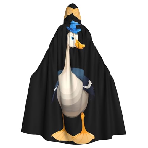 WHJSSF Große Gans trägt einen kleinen blauen Hut für Halloween, Erwachsene, Kapuzenumhang für Rollenspiele, Bühnenkostüme, Partys, pflegeleicht WHJSSF Große Gans trägt einen kleinen blauen Hut für Halloween, Erwachsene, Kapuzenumhang für Rollenspiele, Bühnenkostüme, Partys, pflegeleicht von WHJSSF
